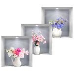 Dimensional Simulation Window Flower Wall Stickers!