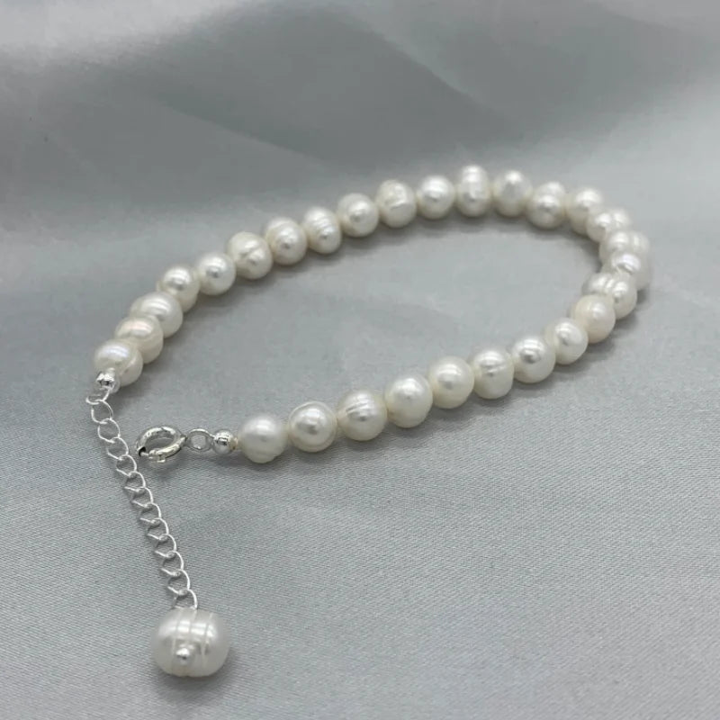 Product Description and Features for 6-7mm Pearl Bracelet