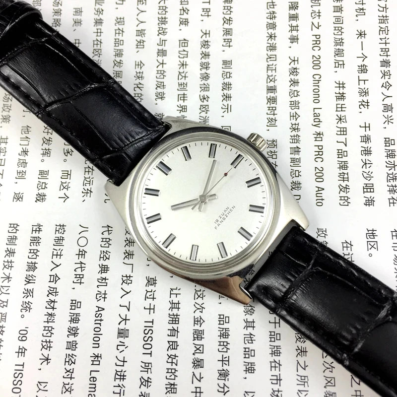 Shanghai 7120 Manual Mechanical Watch Inlaid