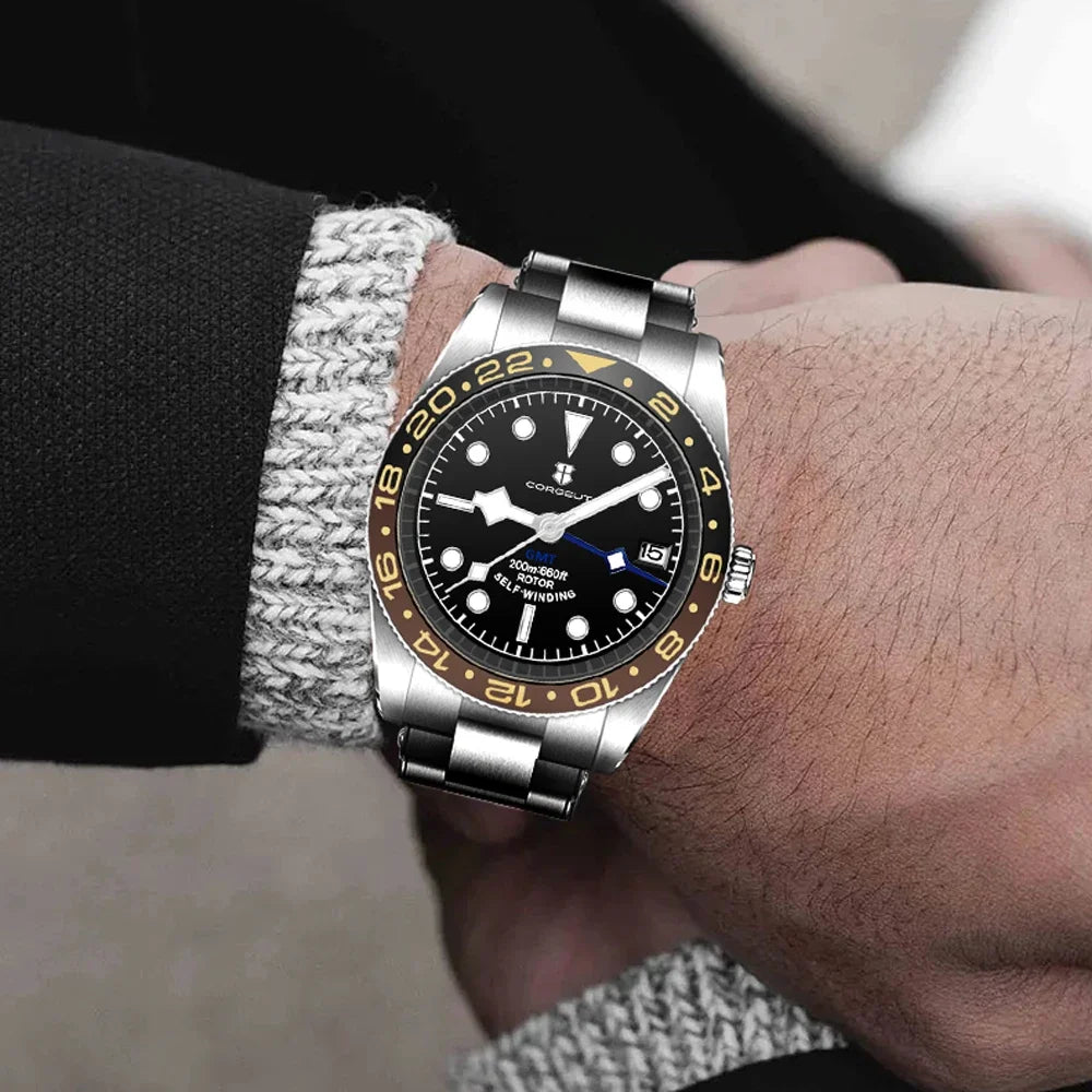 New DeepSea GMT Luxury Fashion Men's Watches.