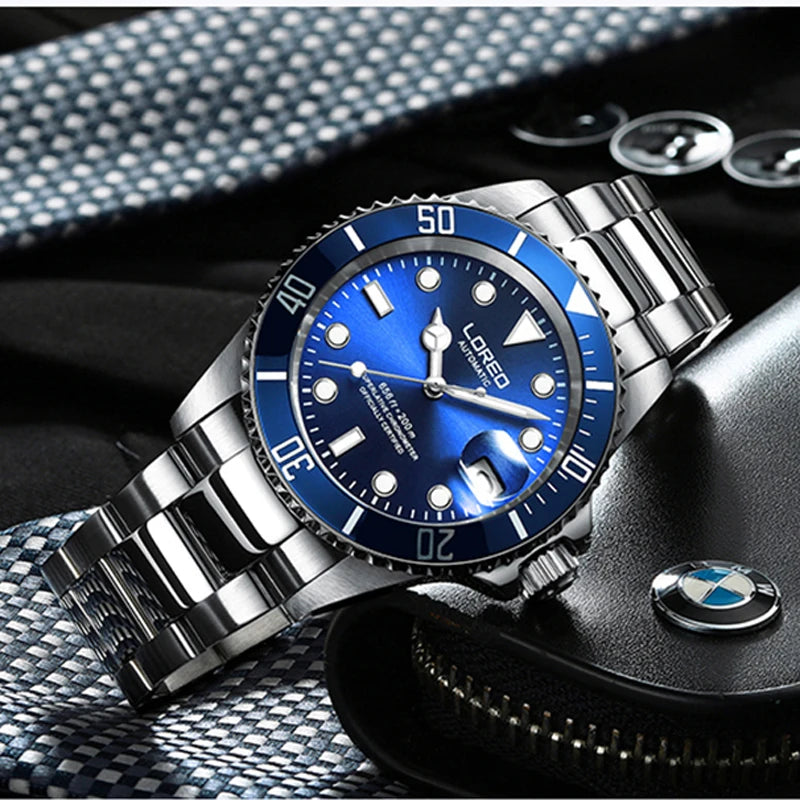 LOREO 20ATM Waterproof Automatic Watch.