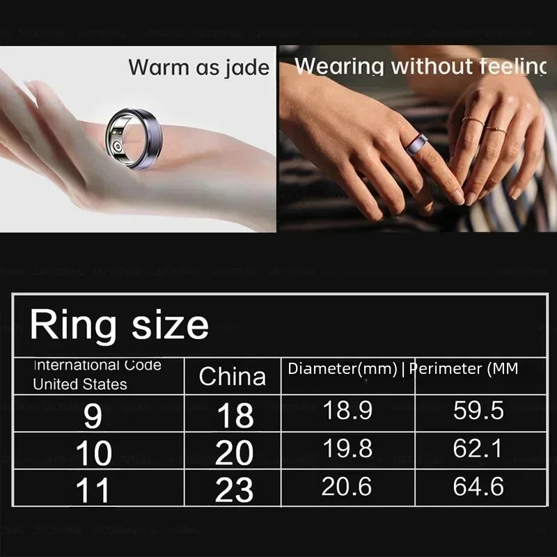 Smart Ring Health Monitor For Men Women.