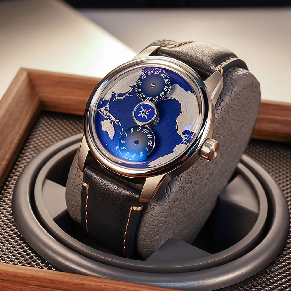 OBLVLO Brand Luxury Men's Mechanical Automatic Watch.