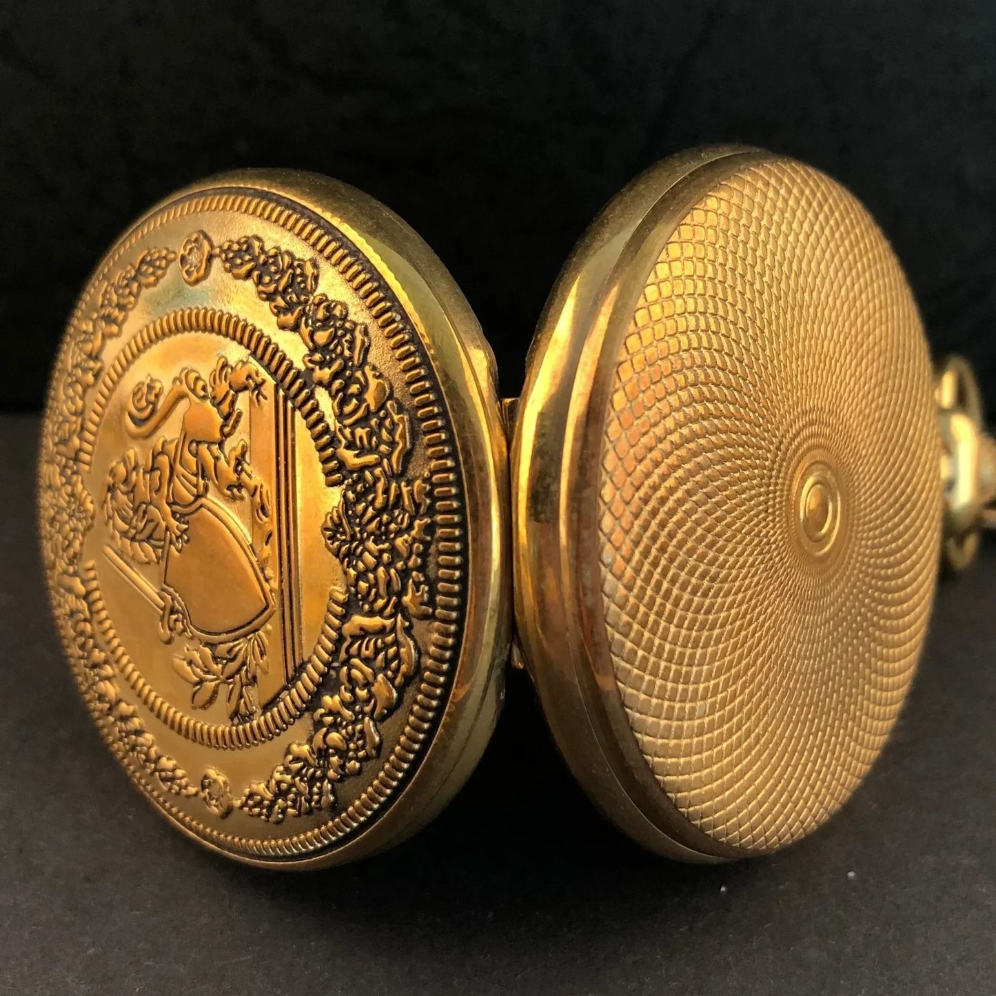 Luxury Vintage Gold Pocket Watch Mechanical.