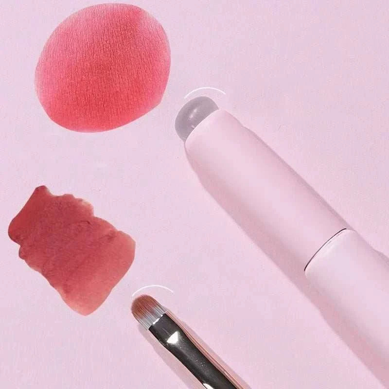 Upgrade Silicone Lip Brush With Cover 3pcs Angled Concealer