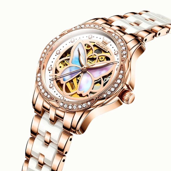 Luxury Brand Women's Automatic Mechanical Watch.