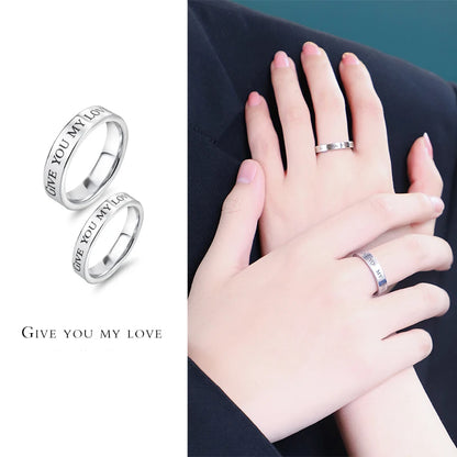 Cople Rings Women Men High quality.