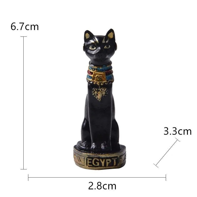 Cat Statue Egyptian Cat Figurine Decoration