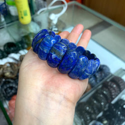 Lapis Lazuli Christmas Bracelet Unisex Gemstone.