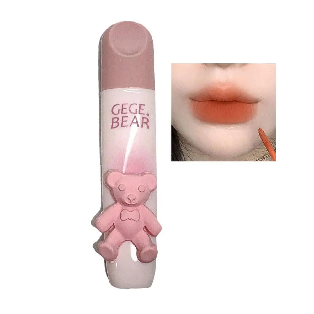 Little Bear Matte Lipstick Double Head Lip Coat.