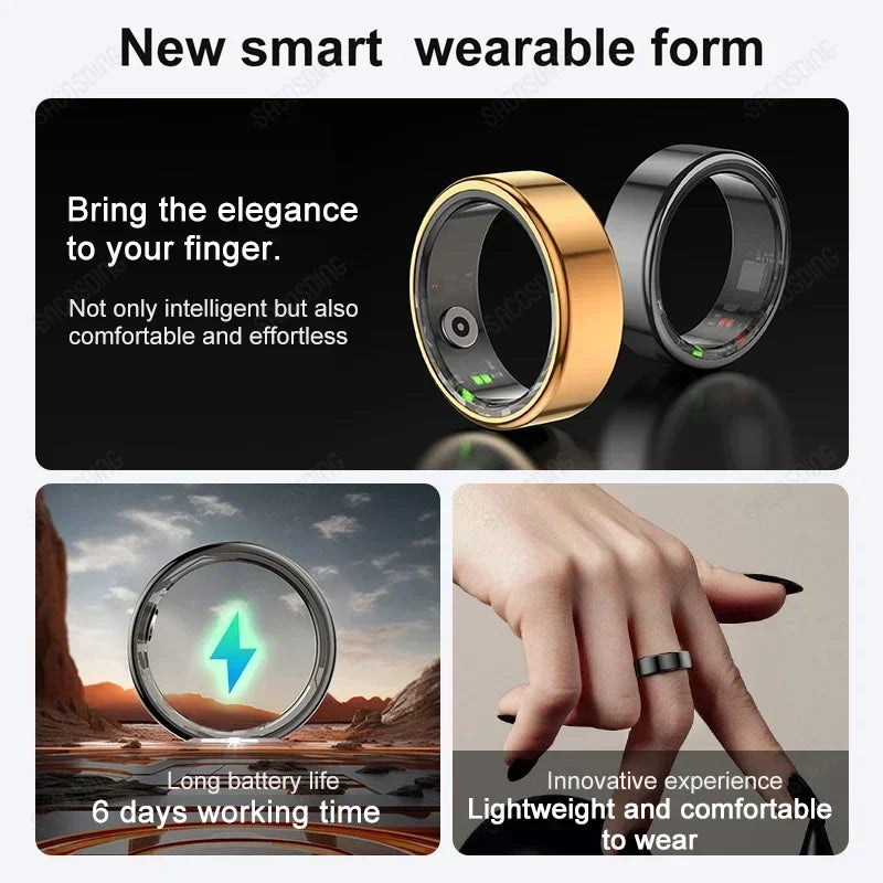 2024 Men Smart Ring Multifunctional Health .