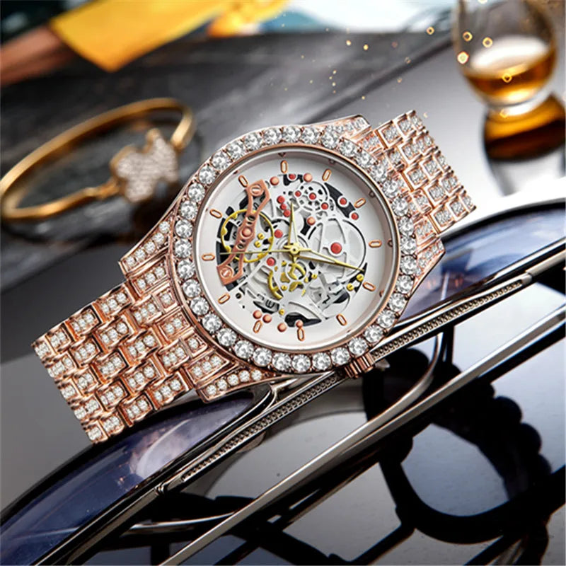 Luxury Diamond Golden Date Quartz 2024.