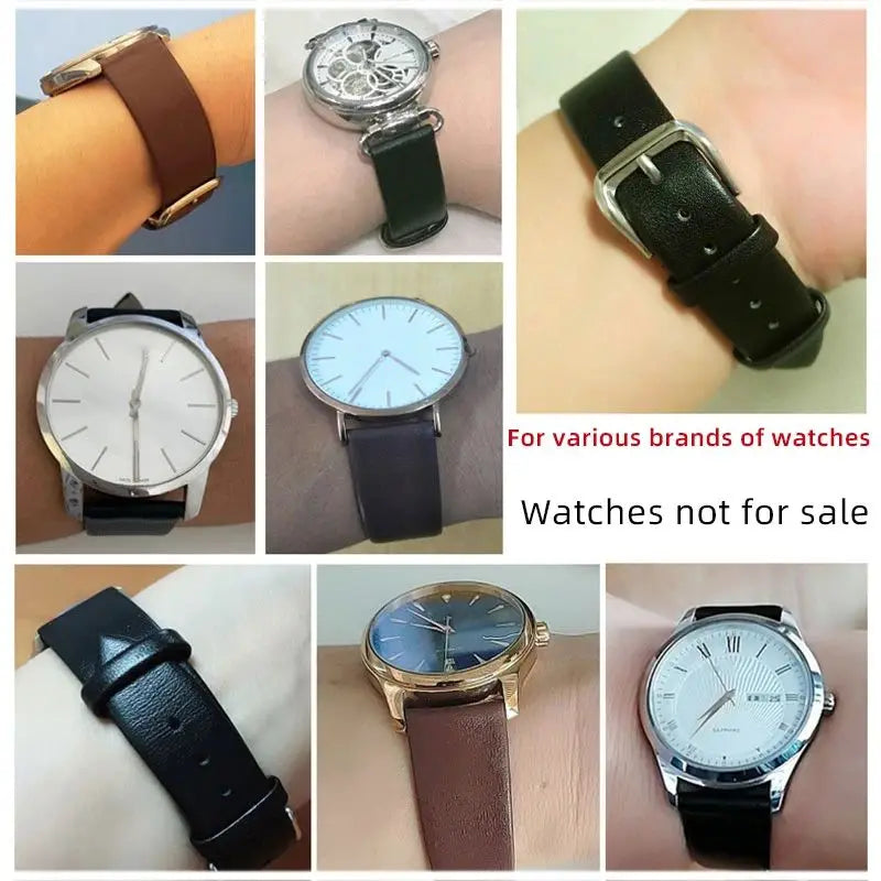 leather watch strap for Casio 3744 MTP strap MTP-M305.