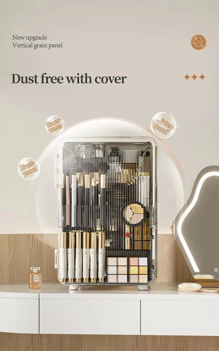 Plastic Upgrade Luxury Cabinet Desktop Makeup.