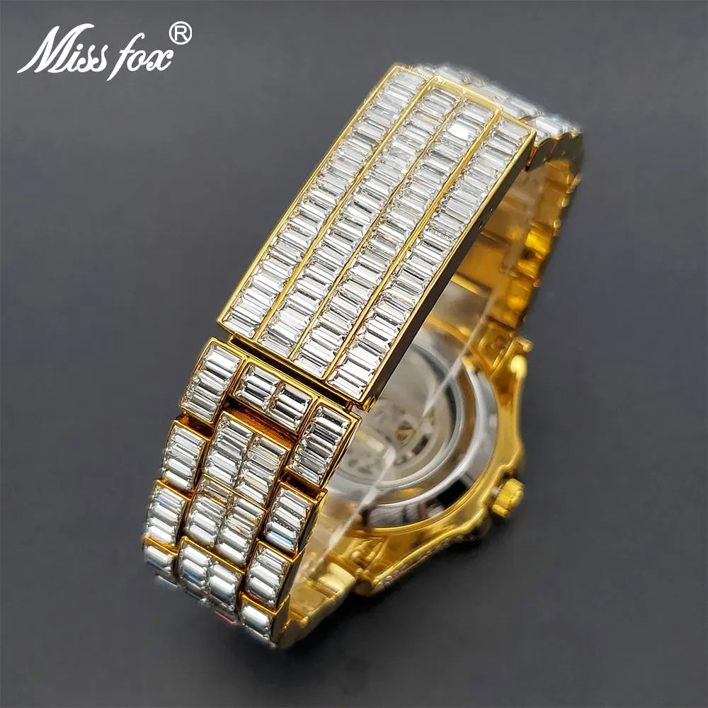 Men's Mechanical Watch High Quality Luxury Gold