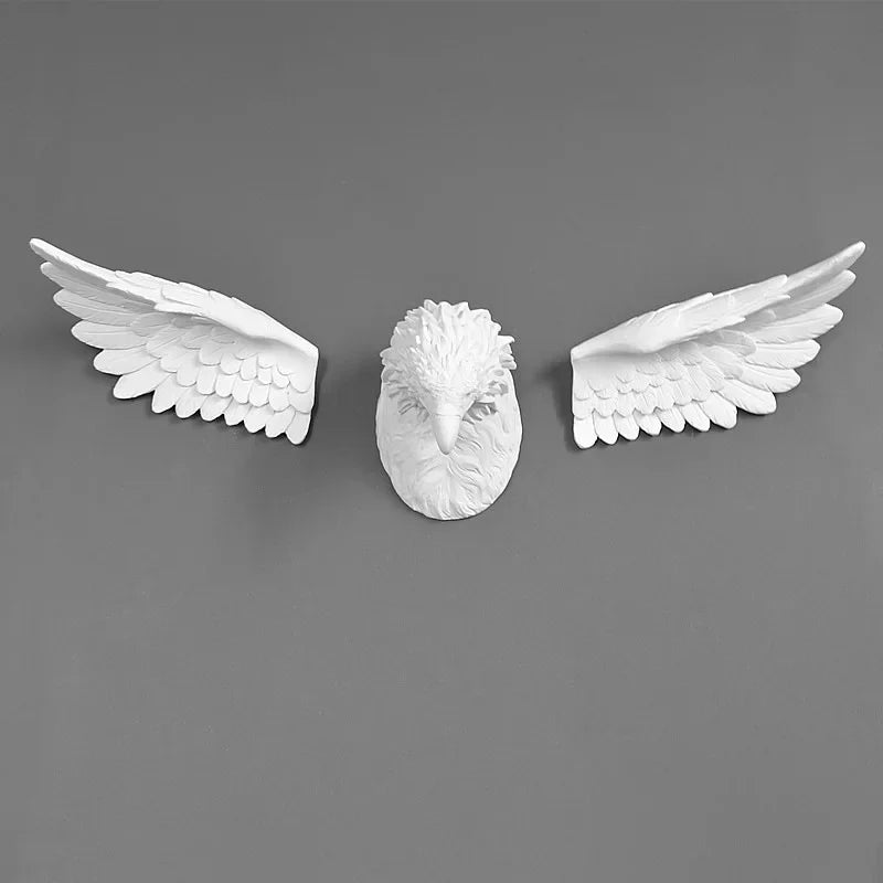 Large Size 3D Eagle Head Statue Sculpture.