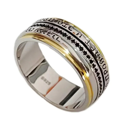 New Real 925 Pure Silver Personality Man and Woman Ring.