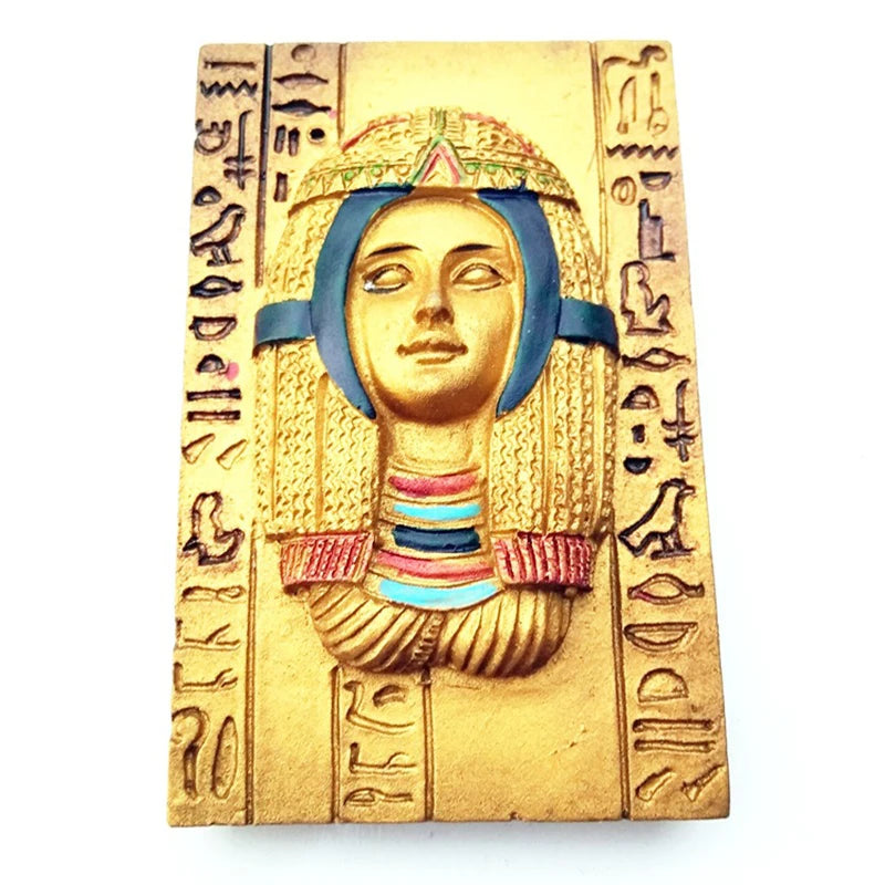 Fridge Magnet – Egyptian Mythology Anubis & Queen.