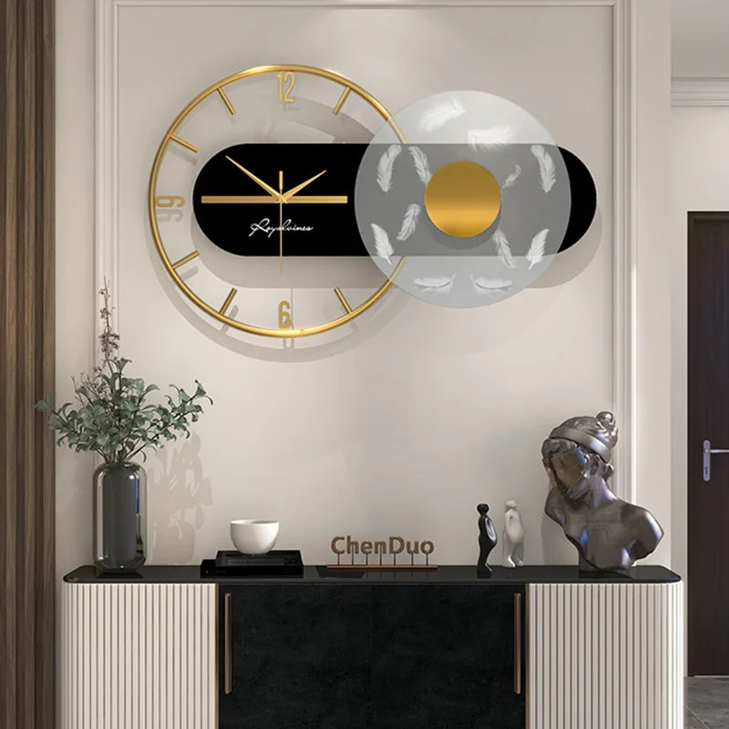 Luxury Wall Clock Lighting Clock.