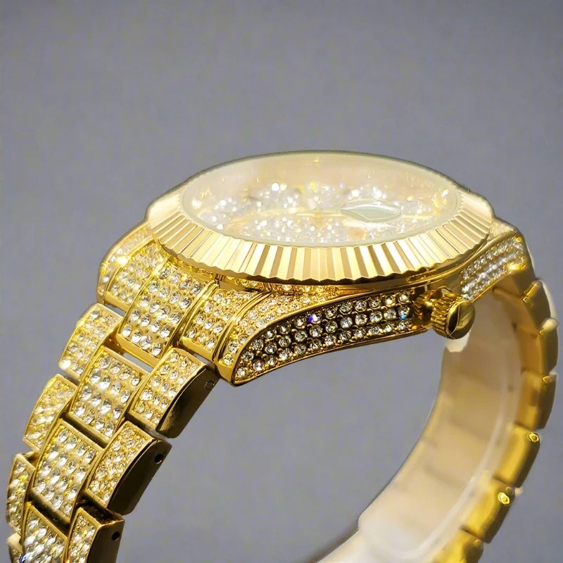 Bracelet Party Jewelry Watch For Male Gold Watches.