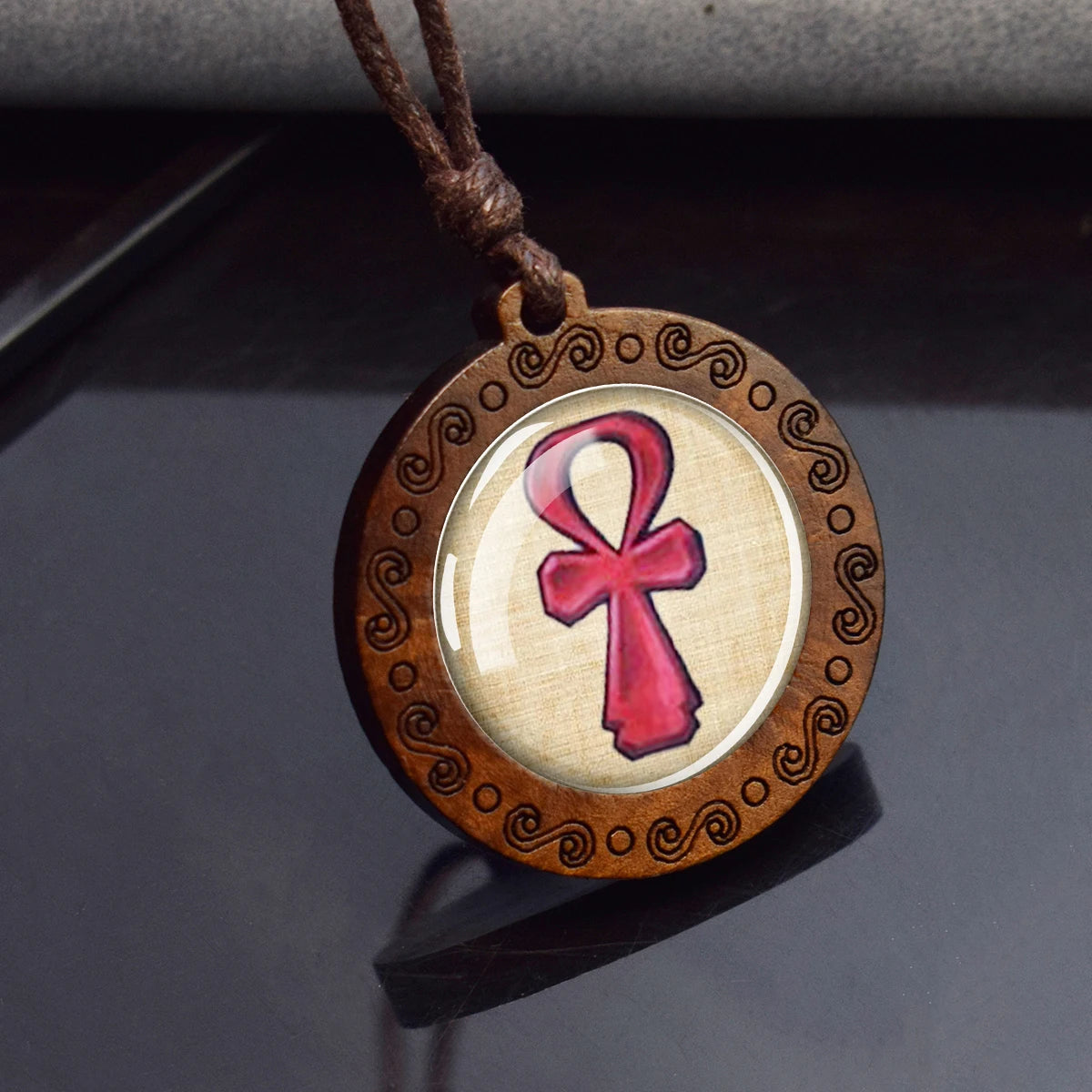 Ancient Egypt Pendants Ankh Anubis.