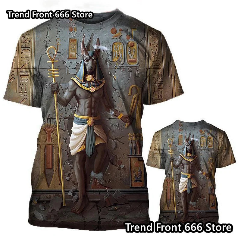 Summer Kids And Mens Egyptian pharaoh t shirts.