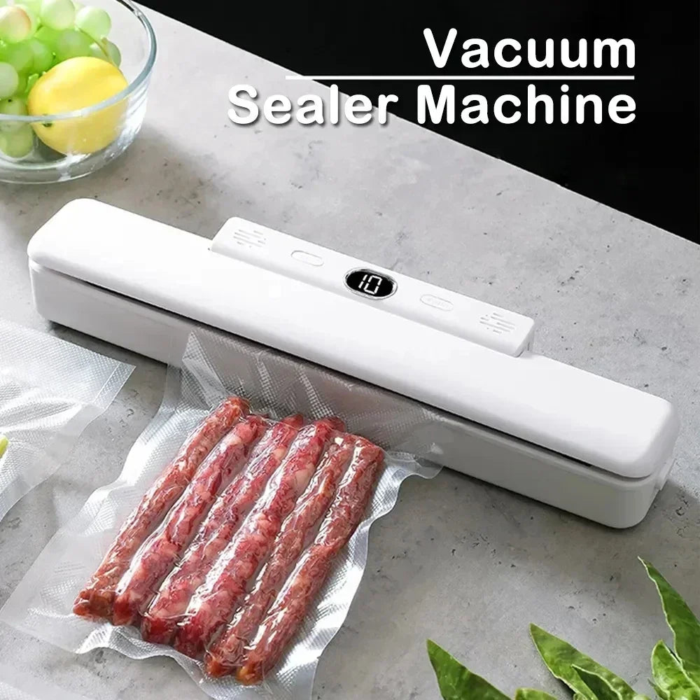 Automatic Vacuum Sealer Machine for Food Storage.