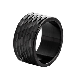 Stylish stainless steel ring for parties.