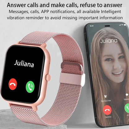 New Smart Watch Women Bluetooth Call Watch.