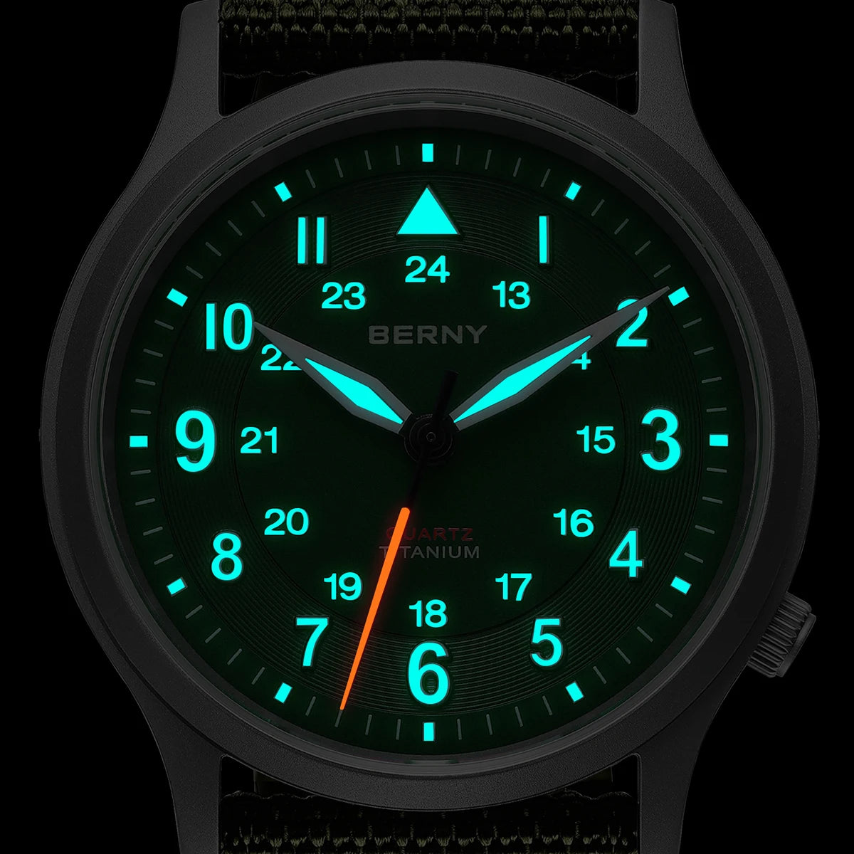 BERNY Titanium Luminous  Watches for Men.