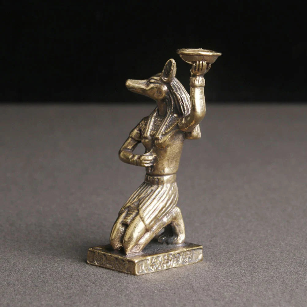 Egyptian Statue Anubis Decoration Craft Figurine