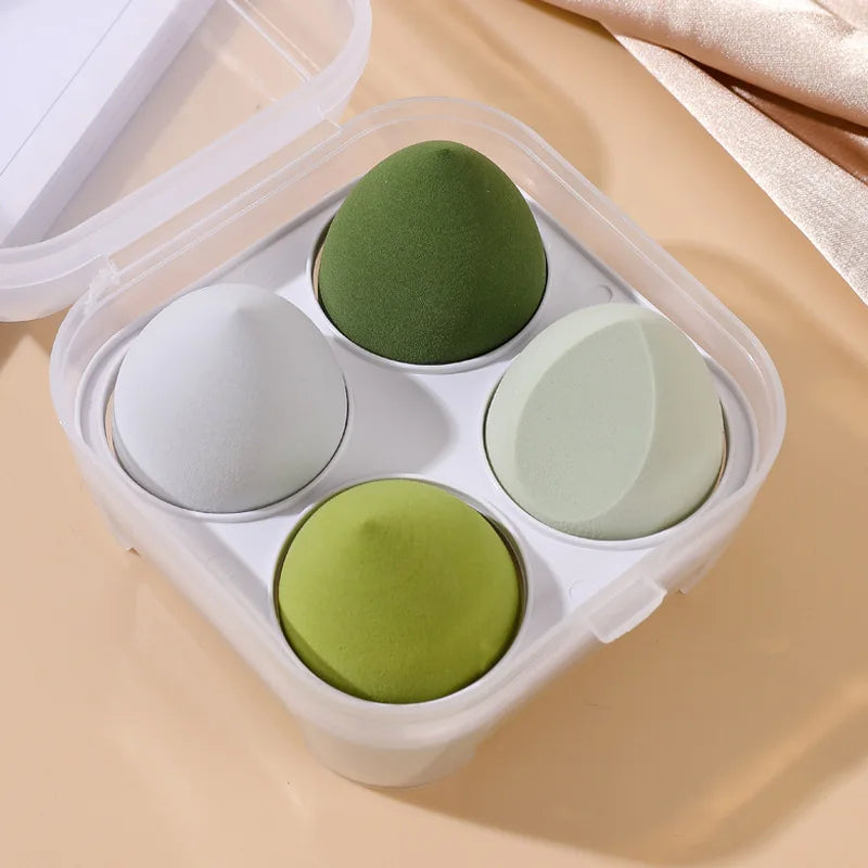 4pcs Makeup Sponge Blender Beauty Egg Cosmetic Puff Soft Foundation.