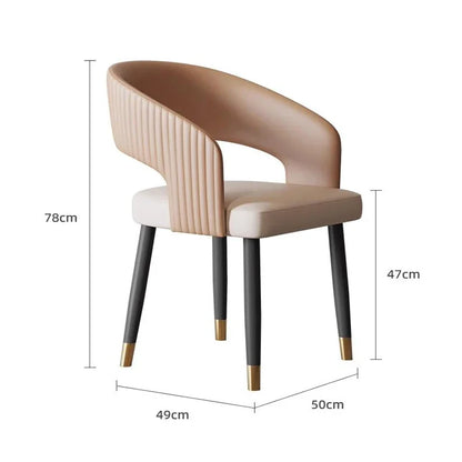 Nordic Dining Chairs Modern Luxury Home.