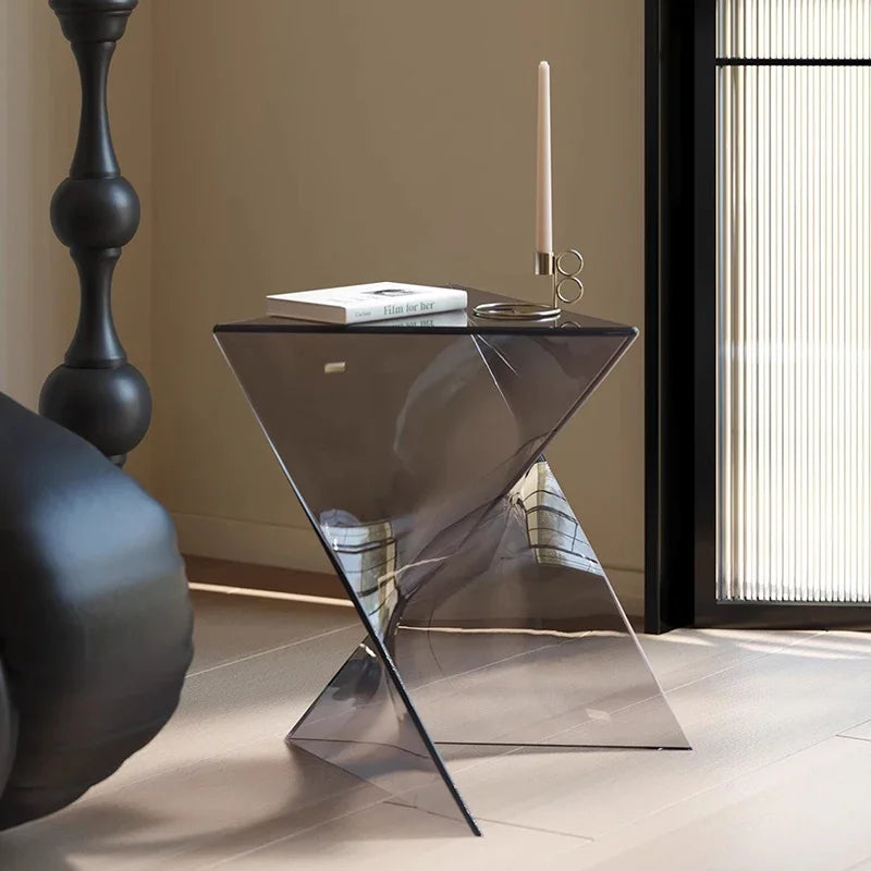 Unique Transparent Coffee Table: Sleek and Contemporary.