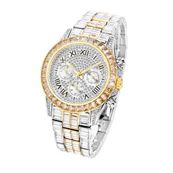 High End Luxury Men Watch Iced Out Spare.