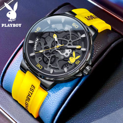 PLAYBOY Fashion Casual Watch for Men Luxury Waterproof.