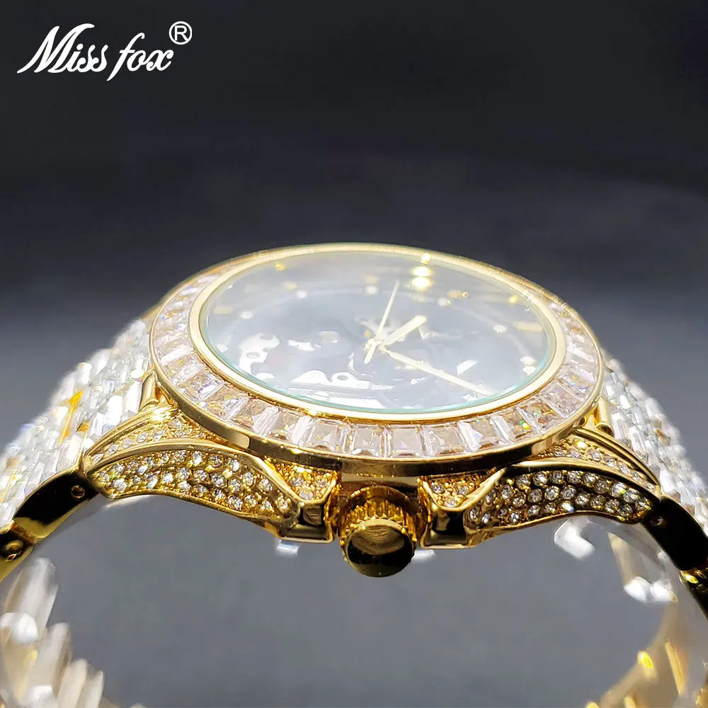 Men's Mechanical Watch High Quality Luxury Gold