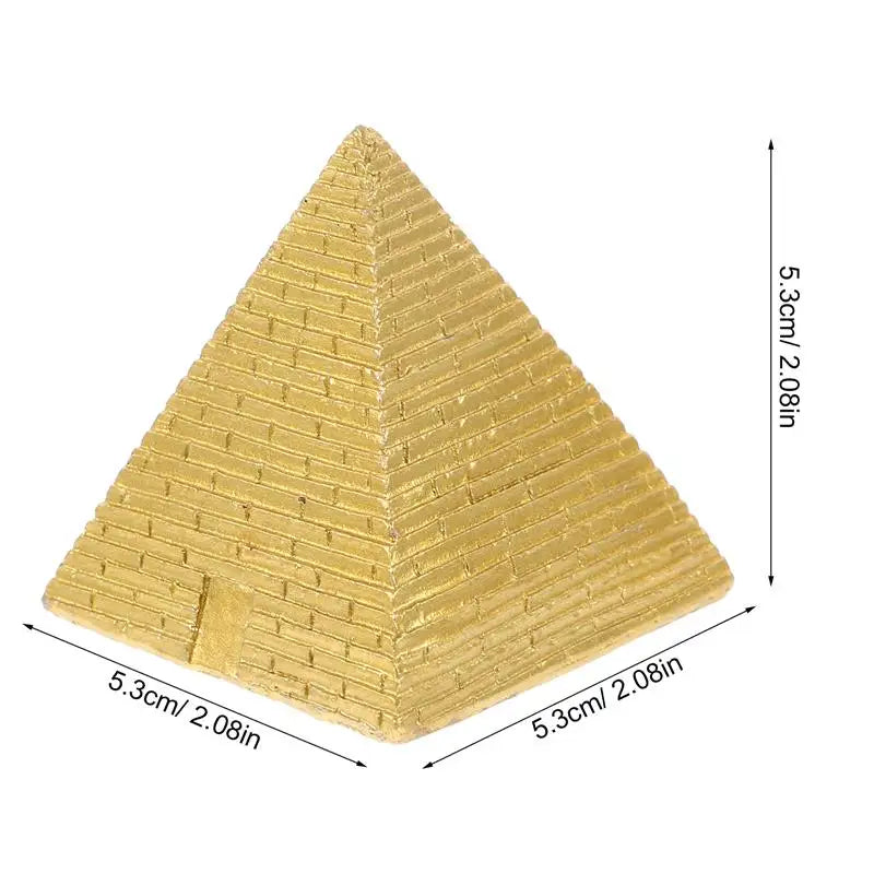 Simulation Egyptian Pyramid Model Resin Craft