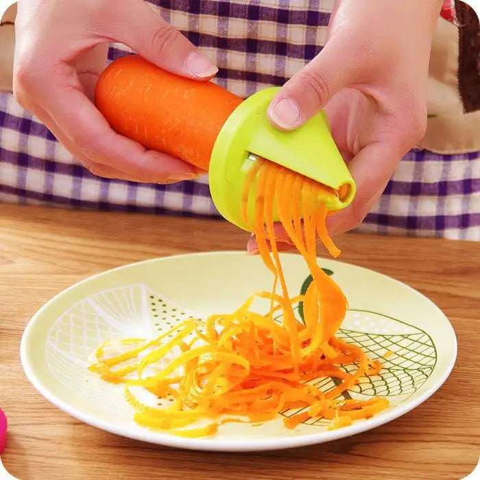 Kitchen Multifunctional Shredder Creative Spiral Shredder Rotating Shredder Vegetable Cutter Grater