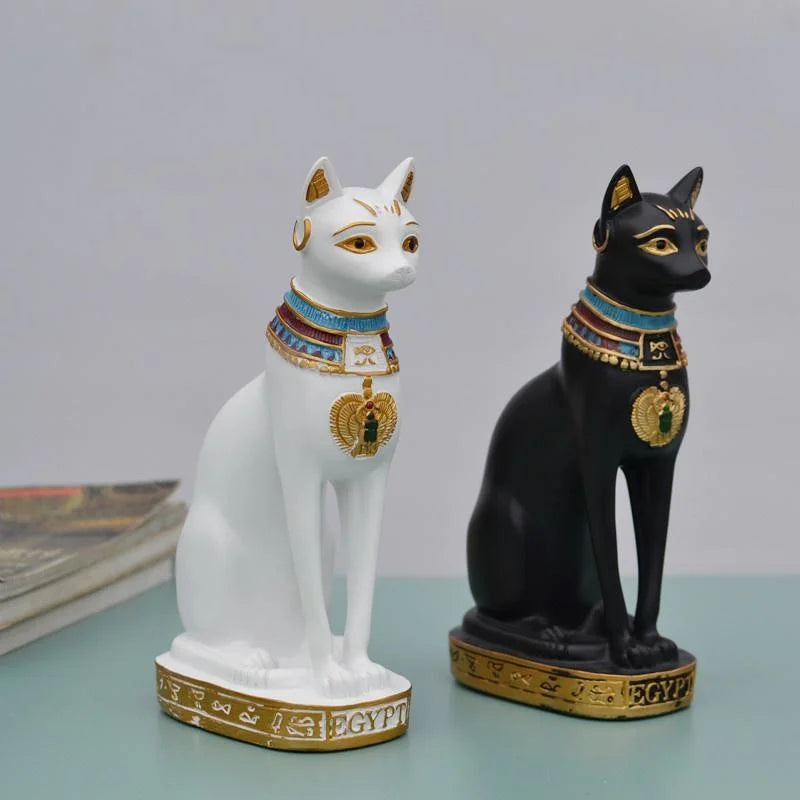 Cat Statue Egyptian Cat Figurine Decoration