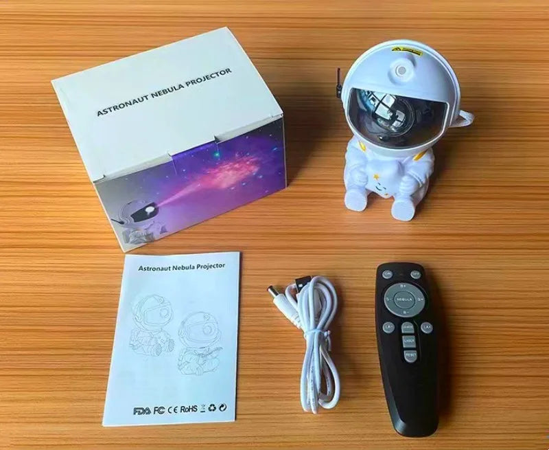 Transform Your Space with the Astronaut Galaxy Starry Sky Projector!