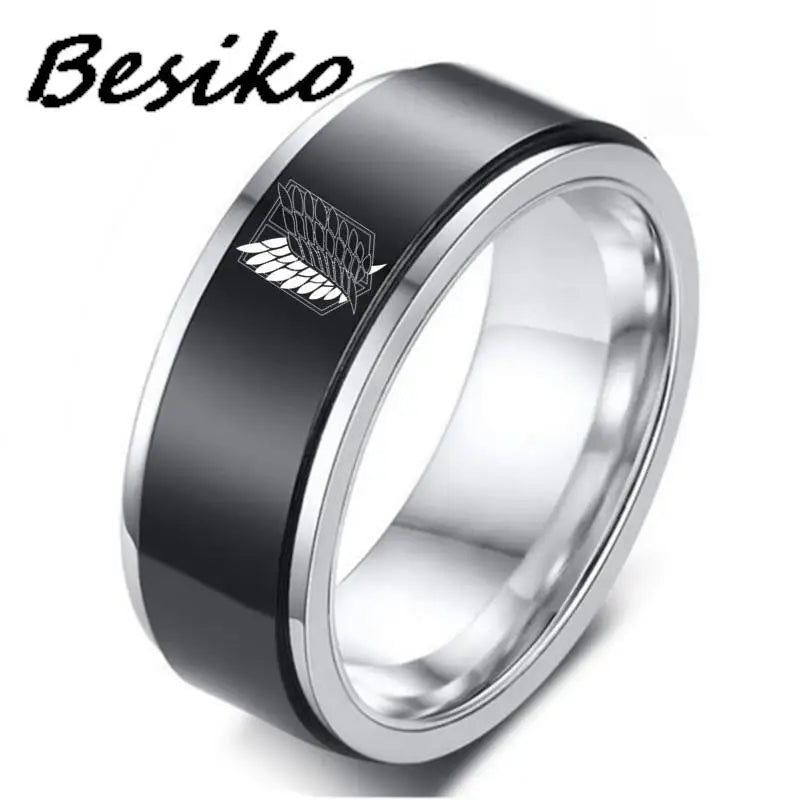 Japanese Cosplay Cloud Spin Stainless Ring