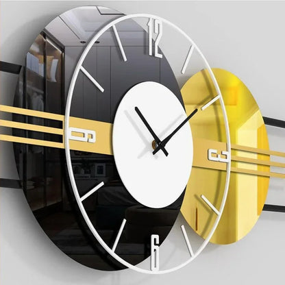 Wall Clock Modernll Watch Mirror