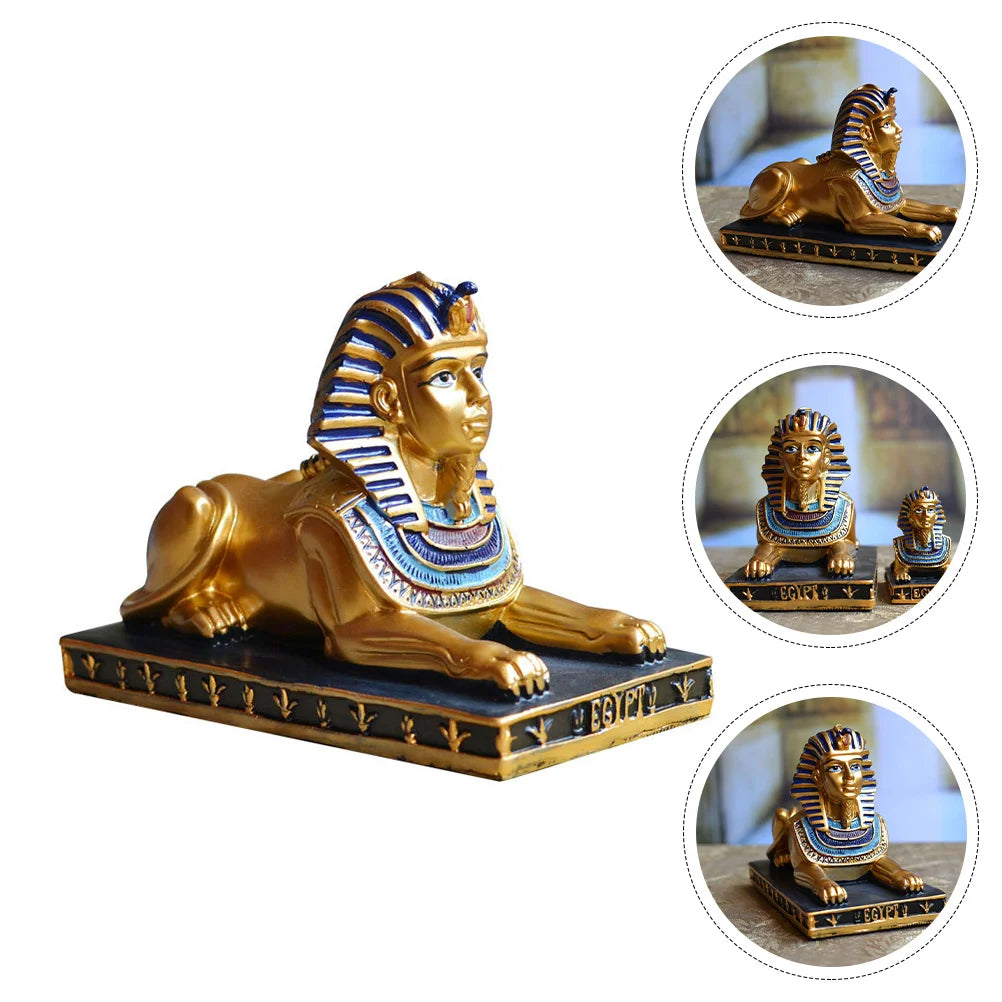 Egyptian Sphinx Statue Figurine Sculpture Decoration