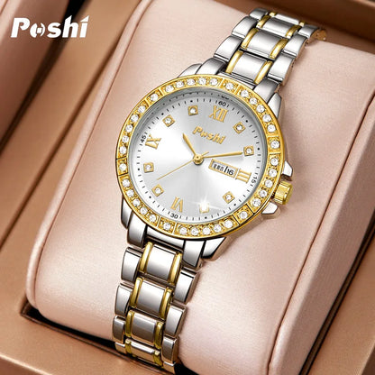 POSHI Couple Watches For Lovers Top Brand