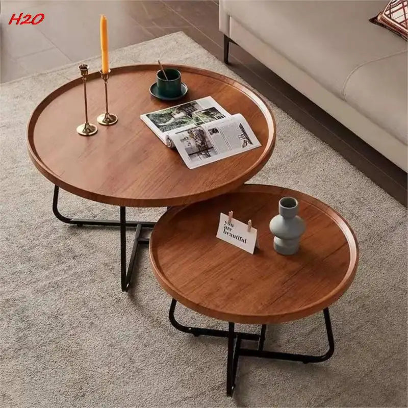 Scandinavian Light Luxury Coffee Table - Modern Elegance for Your Living Space.