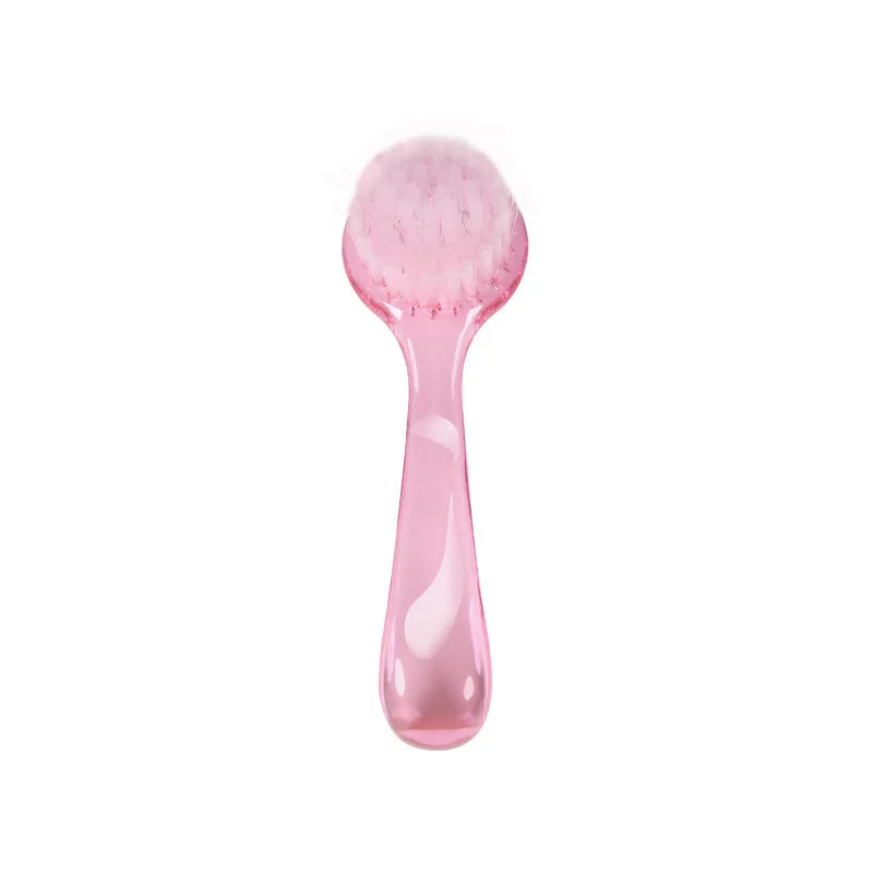 1Pc Acrylic Nail Brush Plastic Soft Remove Dust Make Up Washing.