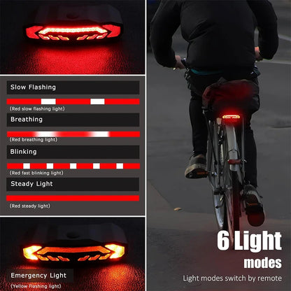 Smart Bike Tail Light with Turn Signals