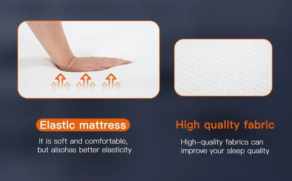 8 inch Twin Mattress Gel Memory Foam Mattress, Cool Sleep &Pressure Relief, Mattresses CertiPUR-US Certified, bedroom furniture