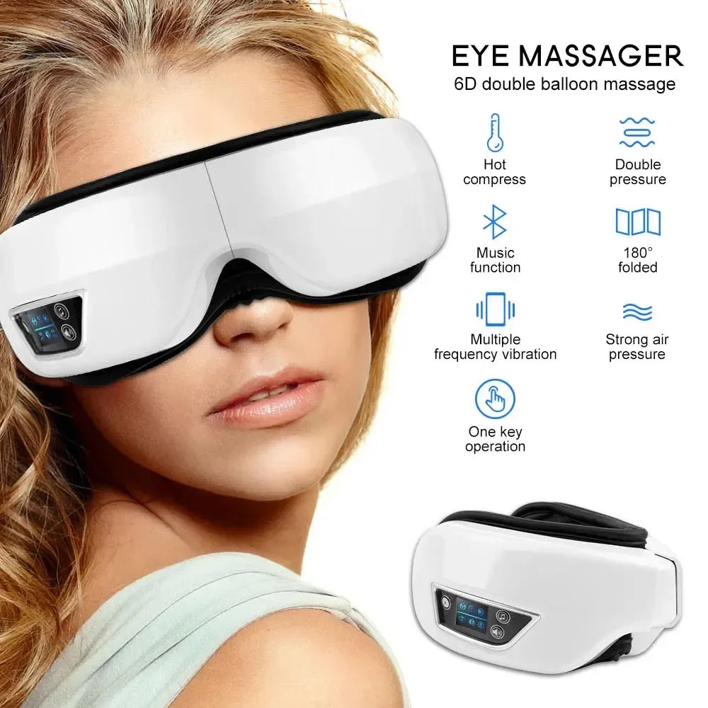 The Eye Massager 6D Smart Vibration Bluetooth.